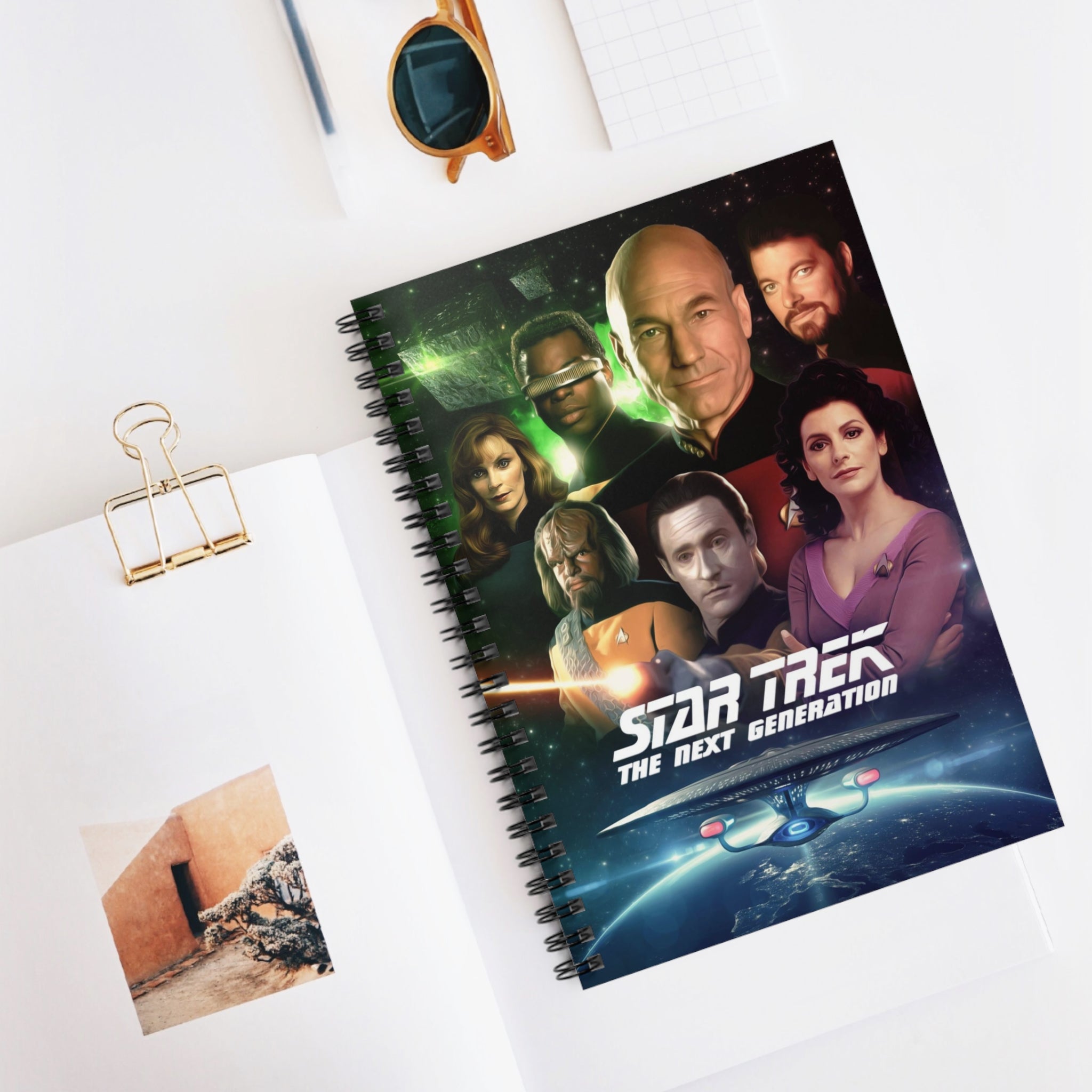 Star Trek The Next Generation- Spiral Notebook - Ruled Line - Creations by Chris and Carlos